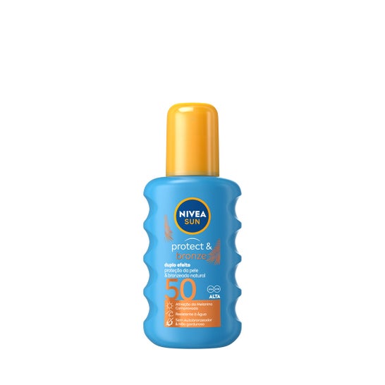 Nivea Sun Protect & Bronze Spray Spf50 200ml