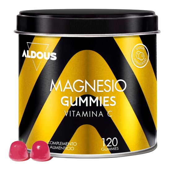 Aldous Bio Citrato Magnés Gummie 1340mg + Vit C 120 Unidades