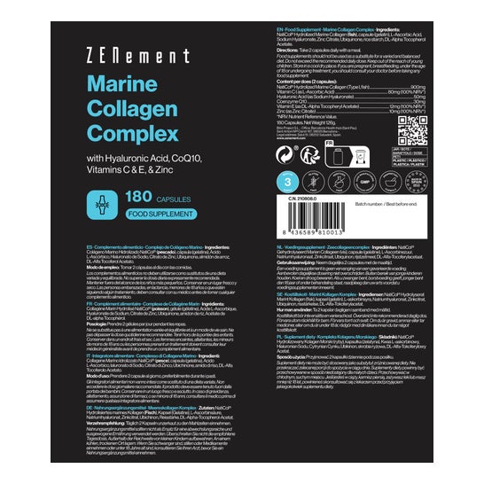 Zenement Complejo Colágeno Marino 180caps