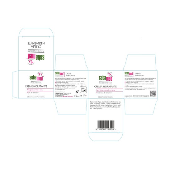 Sebamed ™ creme hidratante em frasco 75ml
