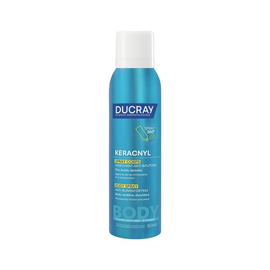 Ducray Keracnyl Spray Corporal Secante Anti-imperfeições 150 ml