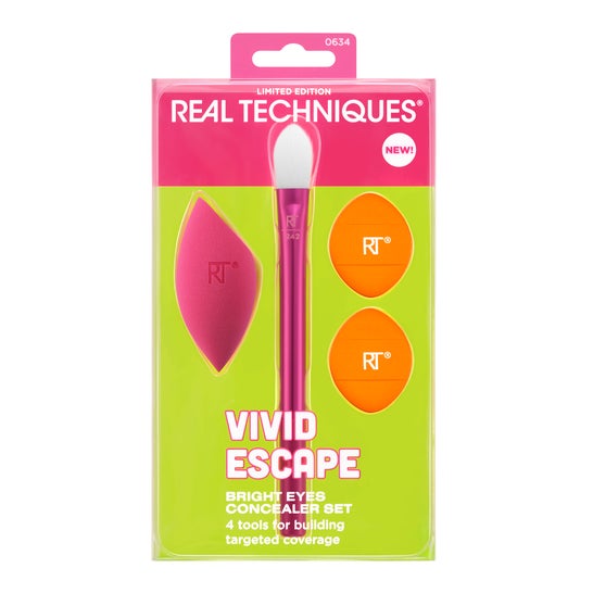 Real Techniques Vivid Escape Bright Eyes Concealer Set 4 Unidades