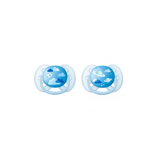 Philips Avent Chupeta Ultra Macia decorada 6-18 meses criança 2unds