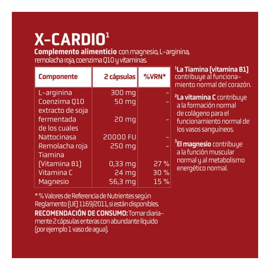 Splmnt X-Cardio 60 cápsulas
