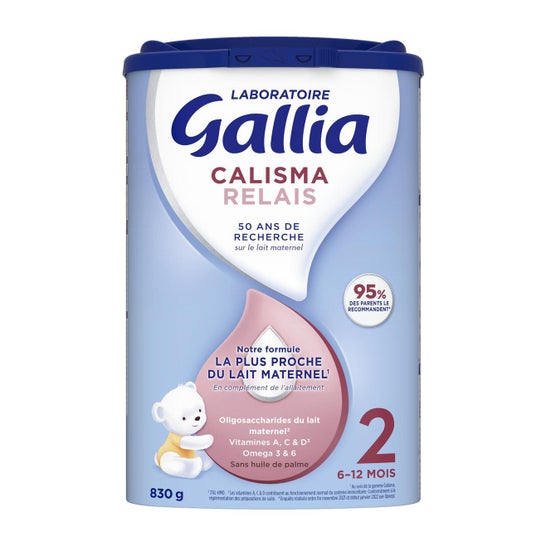 Gallia Calisma Relais Leite Bebê 2 6-12M 830g