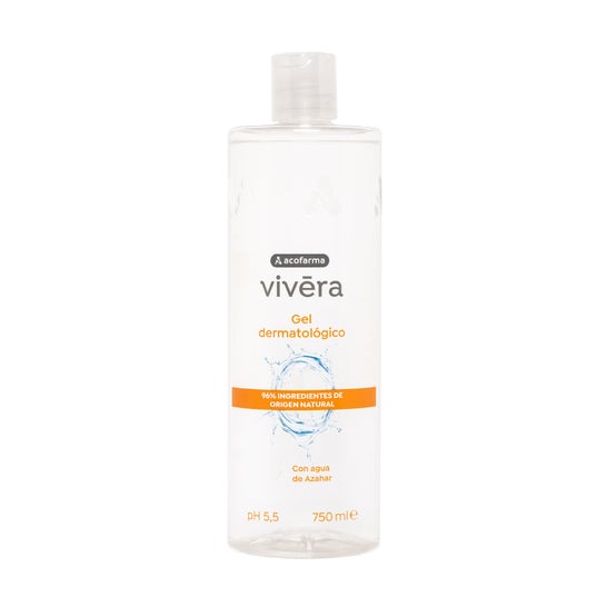 Vivera Gel Dermatologico 0% Flor de Laranjeira 750ml