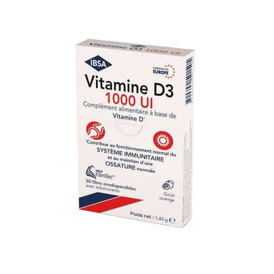 Ibsa Vitamina D3 1000Ui Films Bucodispersables 30uds