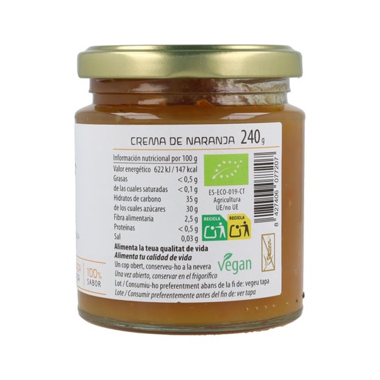 Chamada Valls Organic Bitter Orange Jam Gluten Free 240 g
