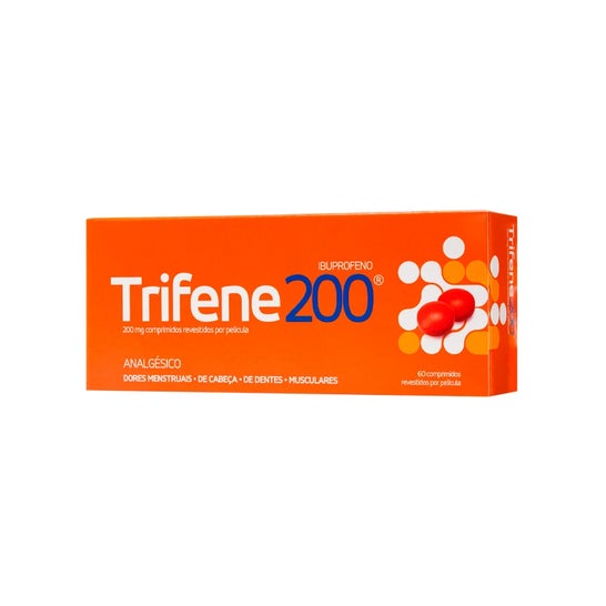 Medinfar Trifene 200 Ibuprofeno 200mg 60comp Medinfar Trifene 200 Ibuprofeno 200mg 60comp