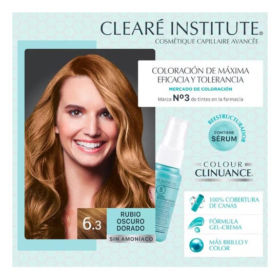 Cor Clinuance 6.3 louro escuro dourado Cor Clinuance 6.3 louro escuro dourado