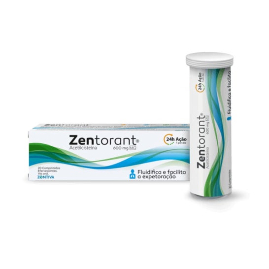Zentiva Zentorant Acetilcisteína 600mg 20comp