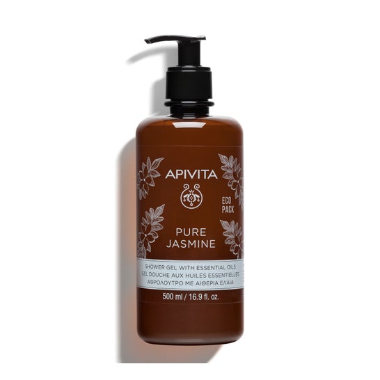 Apivita Gel de Banho Pure Jasmine com Óleos Essenciais Ecopack 500 ml