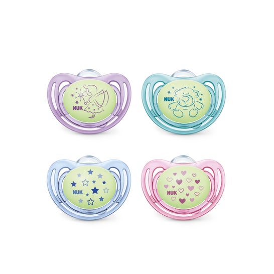 Chupeta de Silicone Nukf Freestyle Night 18-36 M 1 U