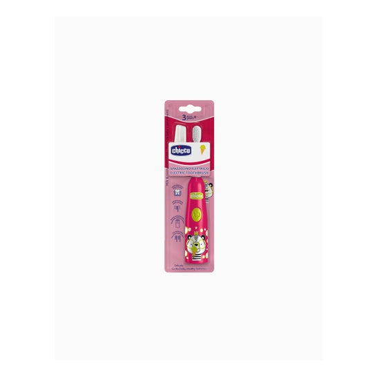 Chicco Escova Dentes Elétrico Rosa Panda +3 Anos 1 Unidade