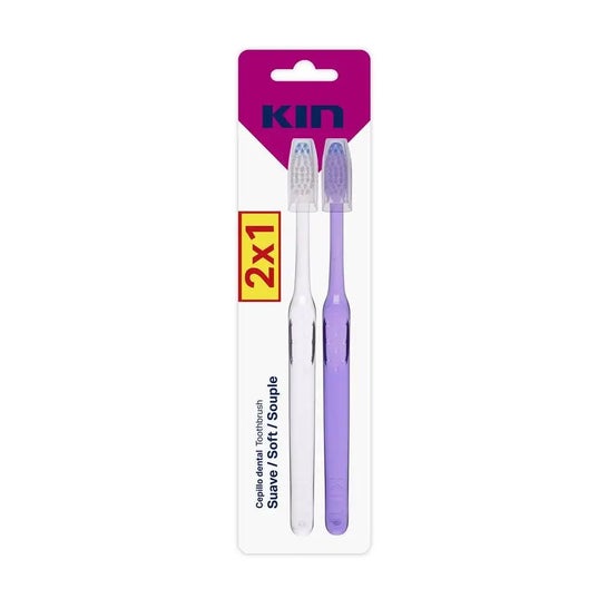 Kin Cepillo Dental Suave 2unidades Kin, Kin Cepillo Dental Suave 2unidades Kin,