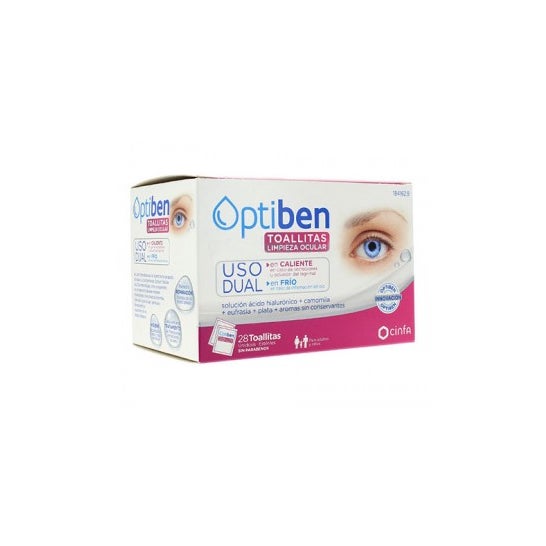 Toalhetes Optiben Dual Use 28 toalhetes