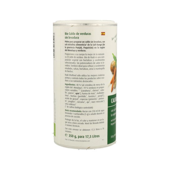 Raab Vitalfood Vitalfood Fermento de legumes sem levedura Fermento orgânico 350g