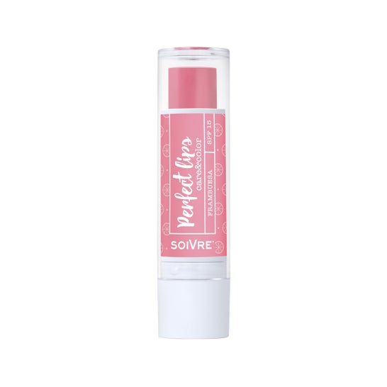 Soivre Perfect Lips sabor de framboesa SPF15 + 3