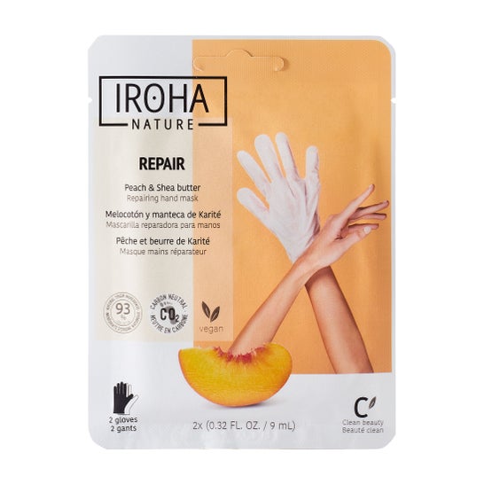 Iroha Mascarilla Manos y Uñas Reparadora Durazno 1ud Iroha Mascarilla Manos y Uñas Reparadora Durazno 1ud
