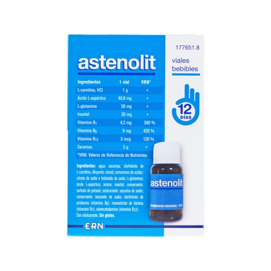 Astenolit 12 ampolas