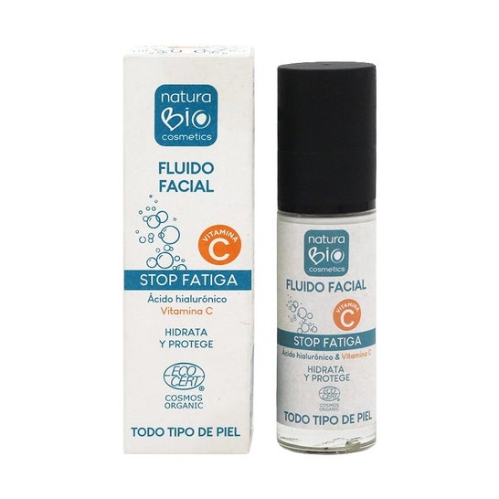 NaturaBIO Cosmetics Fluido Facial Stop Fadiga Vitamina C 30g