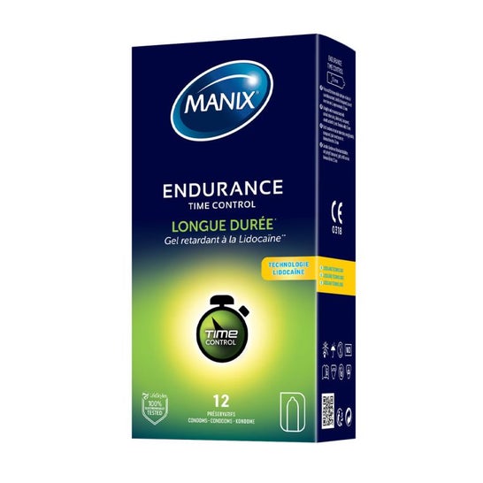 Manix Endurance Time Control Preservativos 12 Unidades