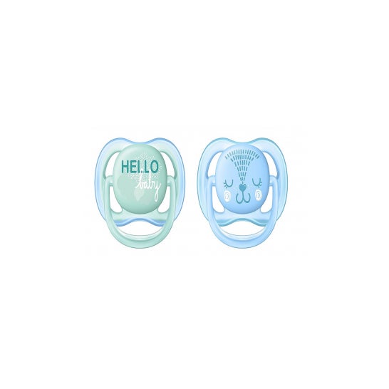 Philips Avent Ultra Air Soother para Blue 2 unidades