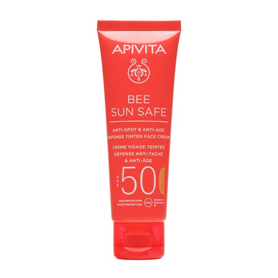 Apivita Bee Sun Safe Anti-rugas com cor 50fps 50ml