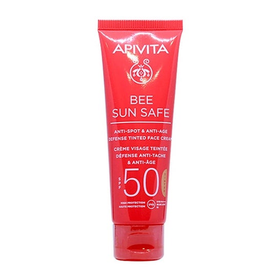 Apivita Bee Sun Safe Anti-rugas com cor 50fps 50ml