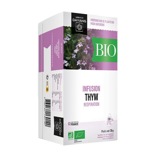 Dayang Organic Thyme Infusion 20 sacos de 1.5g