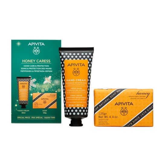 Apivita Cofre Creme de Mãos Intensiva + Sabonete de Mel
