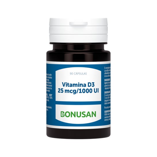 Bonusan Vitamina D3 25 Mcg/1000 U 90 Caps