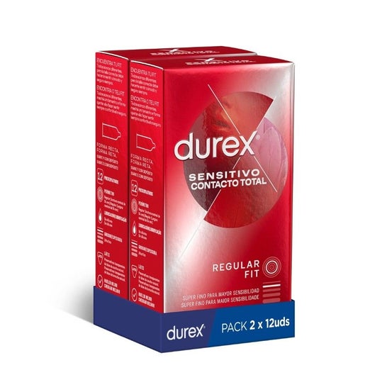 Durex® Sensitive Total Contacto 2x12pcs