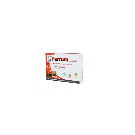 Saludbox Ferrum Efecto Flash 30 Comprimidos Bucodispersable SaludBox,