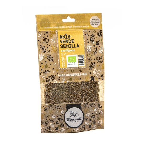 Saco Kraft Semente de Anis Verde Andunatura ECO 60g