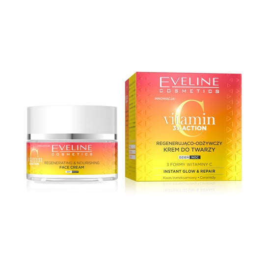 Eveline Cosmetics Vitamin C 3x Creme Facial Regenerador 50 ml