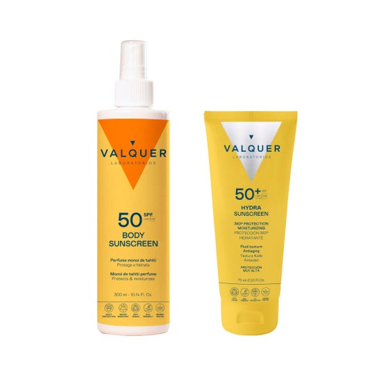 Valquer Pack Solar Corporal SPF50 + Facial Hydra SPF50+