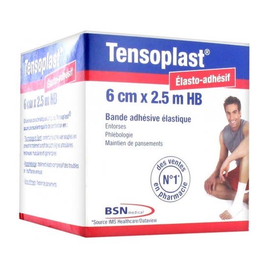 Tensoplast Hb Ex-Elastoplast Fita Adesiva Elástica 6cmx2.5m