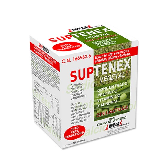 Sup-tenex 15 Envelopes 32 G Creme Vegetais