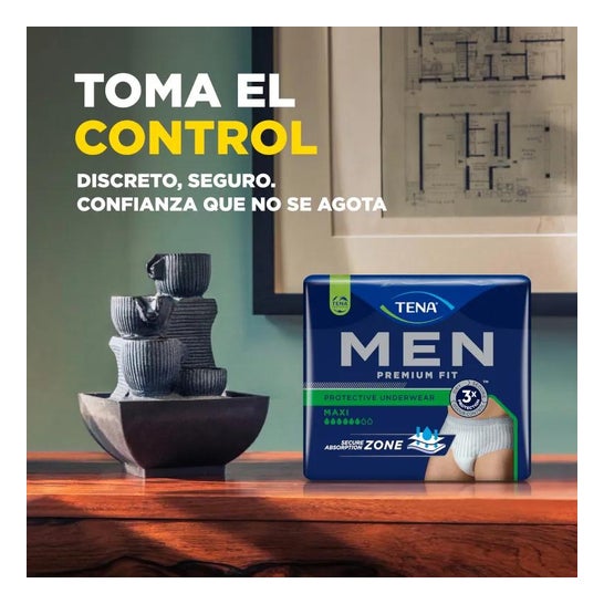 Tena Men Premium Fit Protective Underwear Maxi L 10uds Tena Men Premium Fit Protective Underwear Maxi L 10uds