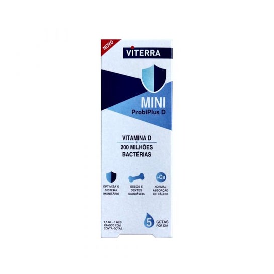 Omega Pharma Viterra Mini ProbiPlus D Sol Gotas 7,5ml