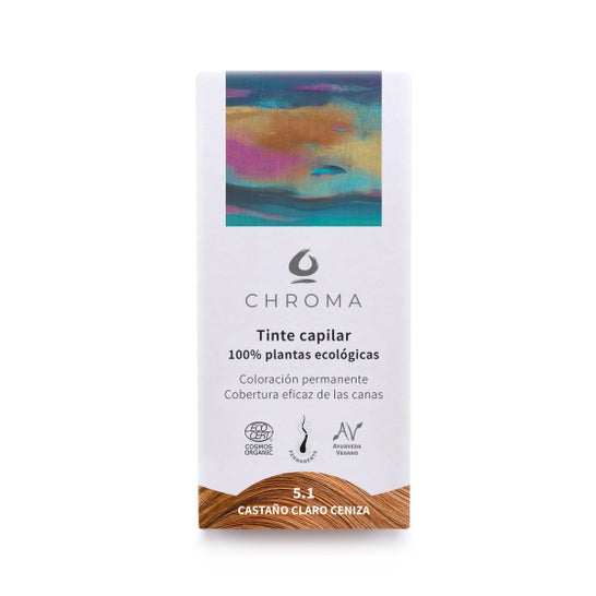 Chroma Bio Corante 5.1 Castanho Claro Cinza 100g