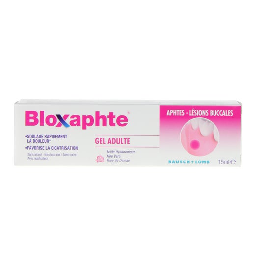 Úlceras Bucais Bloxaphte Gel Úlceras Bucais Adultas Úlceras Bucais 15 Ml Tubo