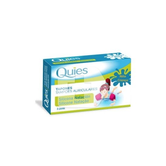 Quies plugs oódo silicone nadando 6uds