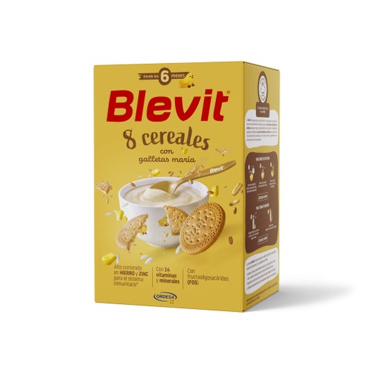 Blevit 8 Cereais com Bolacha Maria 500 g