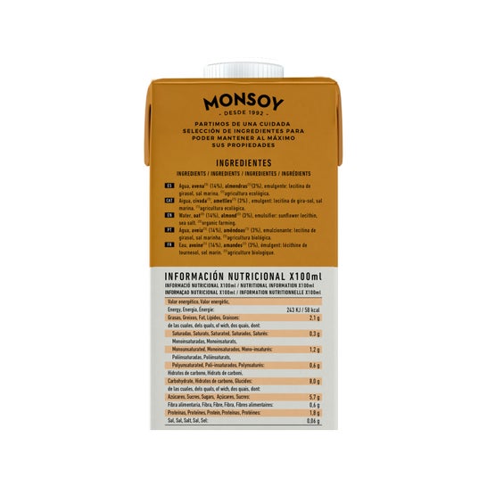 Monsoy Amêndoa Vegan 1000ml