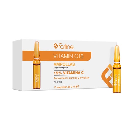 Farline Vitamina C15 10 Ampolas