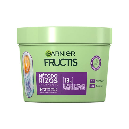 Garnier Fructis Máscara Método Caracóis 370ml Garnier Fructis Máscara Método Caracóis 370ml