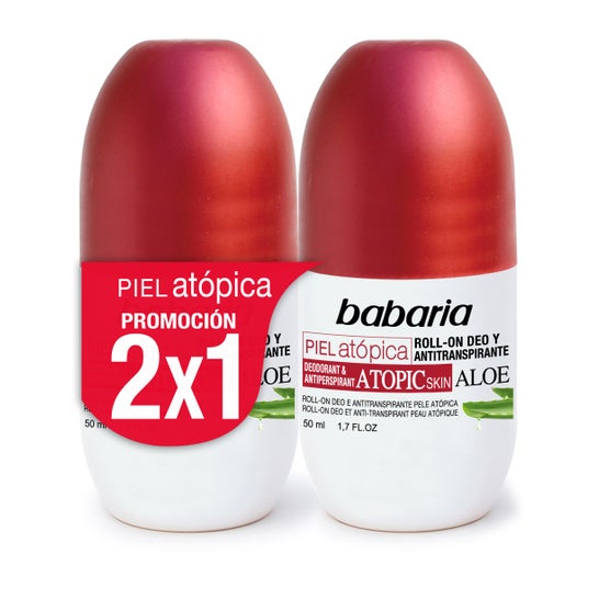 Babaria Piel Atopica Desodorante Roll-on Anti-transpirante Aloe