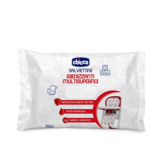 Toalhetes de Limpeza de Superfícies da Chicco 20pcs
